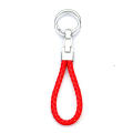 China Oem Factory Supplier Handmade Keyring Leather Key Ring Chain Custom Made Pu Leather Key Chain Tassel Keychain